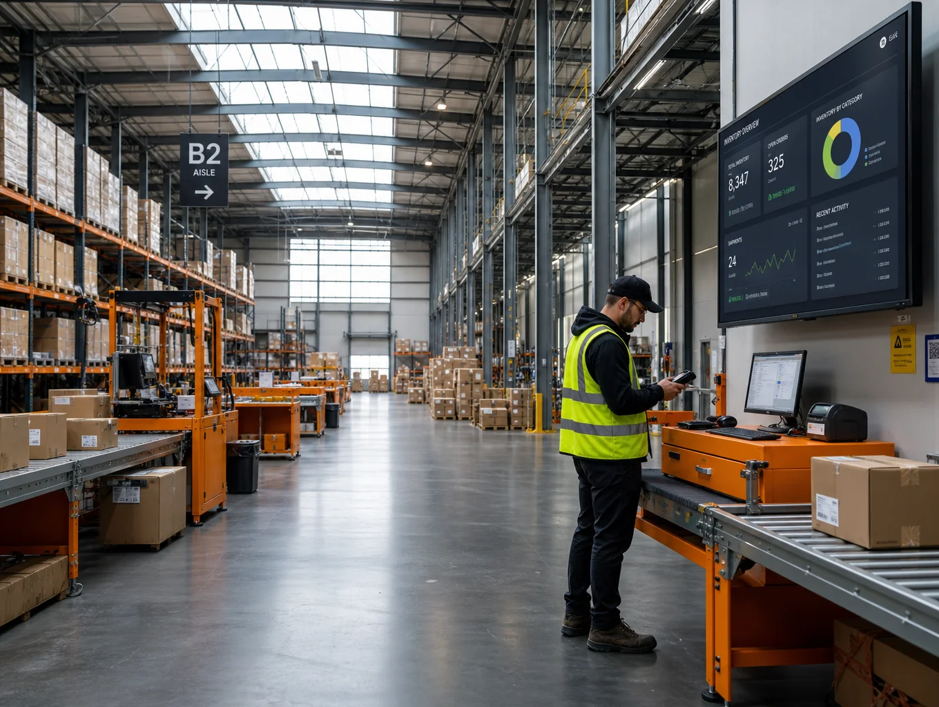 Centro de distribuição e logística de atacado operando com ERP Linx